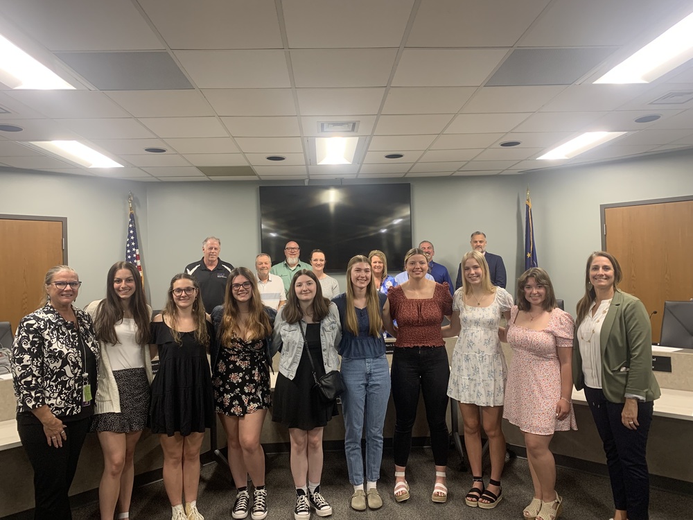 Valedictorians & Salutatorians Honored by Board