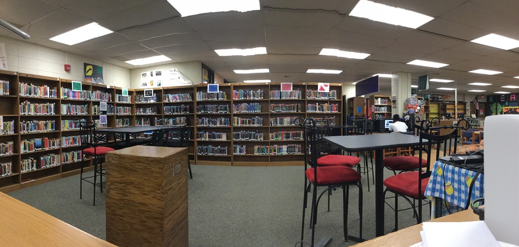 Picture of Library space before reno.
