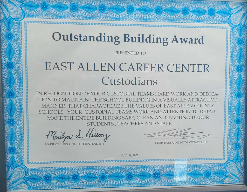 Outstanding Building Award