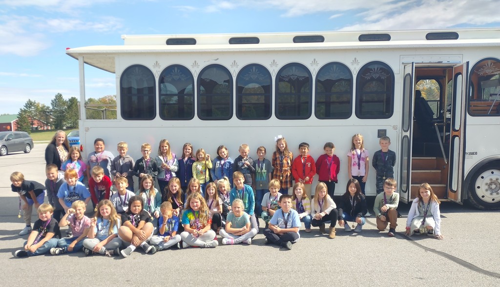 2nd and 3rd grade trolly ride