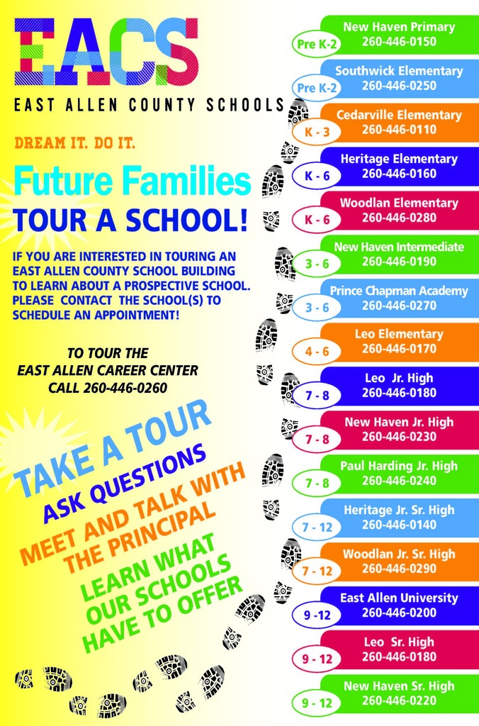 School Tour Information