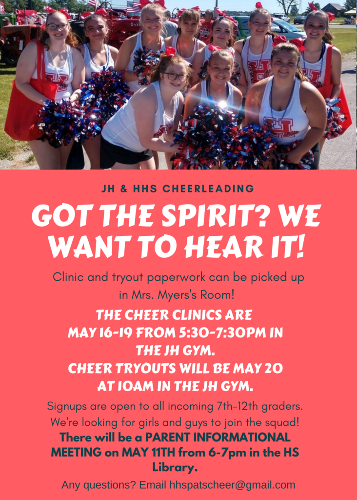 Cheerleading Tryout Information
